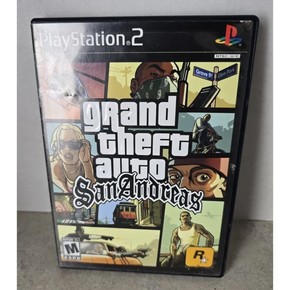 Grand Theft Auto San Andreas (Sony PlayStation 2) PS2 *Not tested*